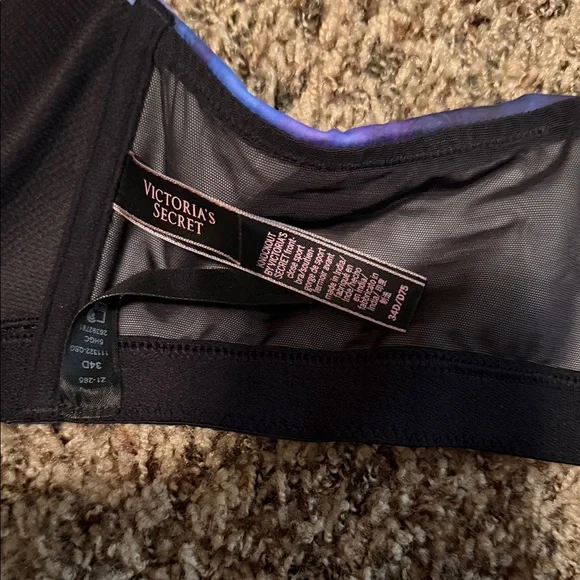 Victoria’s Secret knockout, sports bra Vibrant Purple and Blue Sports Bra NWOT - Picture 4 of 6